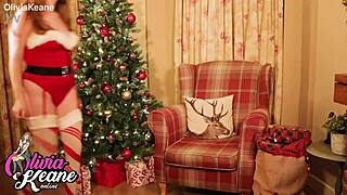 Teen nurse in cosplay begging for your christmas cum?