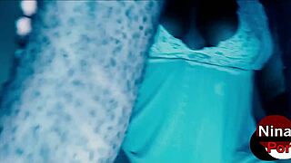 ebony girl enjoying rough fuck with big cock