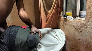 Young teen with huge ass in anal masturbation