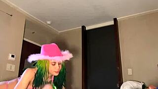 Petite Ebony Slut Stretched By Big Black Cock