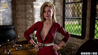 Fat curvy girl in cute outfit asks, Do you want to fuck me in this 3d lust academy?