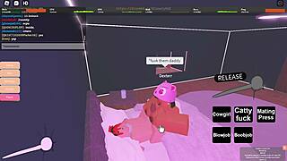 Fucking My Cute Ebony Girlfriend In Roblox Game With Intense Sex