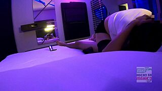 La Secretaria Cuckold Fucks in Front of Husband in Homemade Scene