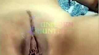 Used Black Dildo in Pussy to Climax