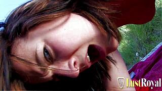 Student Lizzy Doll Gets Bent Over And Fucked Outdoors
