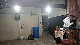 Dirty Beggar Scores Big with Blonde Lady in Wild Cowgirl Ride