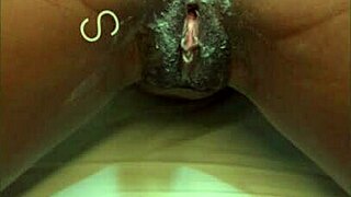 Curvy teen girl masturbates wildly!