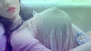 Just testing out WM sex doll's soft huge tits and simulation features.