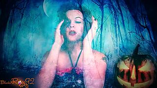 Ghostly Ghoulfriend Joi in Halloween Costume