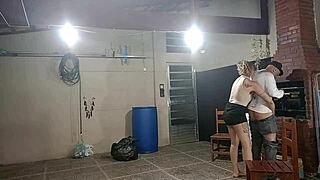 Dirty Beggar Scores Big with Blonde Lady in Wild Cowgirl Ride