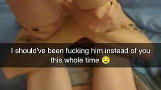 Cheating girlfriend's creampie revenge