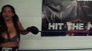 Fiesty Feminista In Mixed Boxing Spar With Male