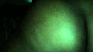 Horny ebony wife rides reverse cowgirl at home?