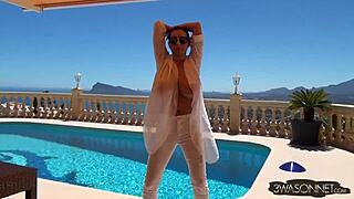 ewa sonnet reveals free big tits and nipples