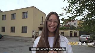 Wanna risk it all for poolside sex with this cute Italian during her casting?