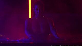 Jules jordan - dark seduction angela white fucks under neon lights at night