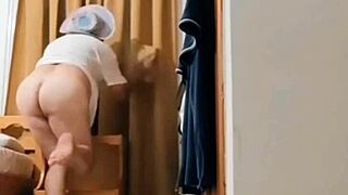 Zea812 Crossdressing Amateur Shows Off in Homemade Update Video.