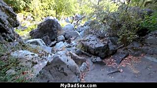 Horny Stepdad Bangs Me Hard During Hiking Trip