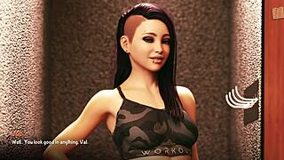 Blonde Teen with Big Tits at AOA Academy