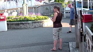 Housewife drifts into sweet dreams of quiet evening moments