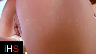 Stunning brunette milf banged hard with mouth cumshot