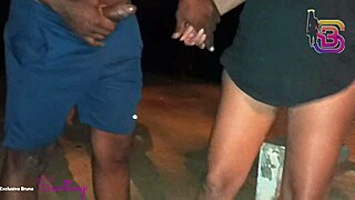 Gostosa Safada Takes Huge Cock in Public Street Sex, Barely Handling Monster Shaft