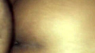 amateur ebony teen takes hard drilling