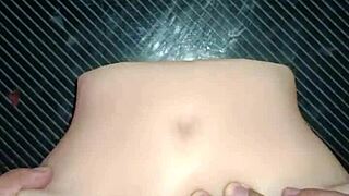 candy's debut in missionary on desk with close-up foreplay