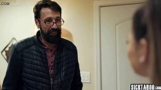 Athena Faris got slammed hard by a wild stranger’s massive cock