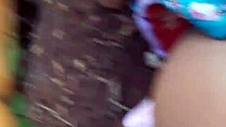 Brazilian teen’s big ass pounded hard in public interracial action