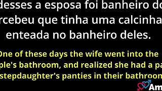 Marido canalha comendo propria enteada