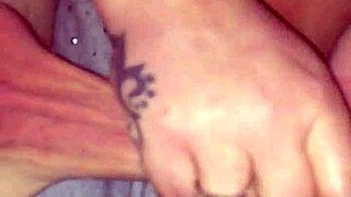 Redhead sucking cock like a pro! Can you believe it?