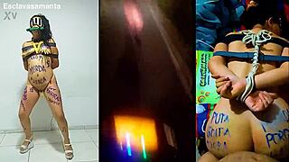 Ejercitando a la zorra samanta en bdsm