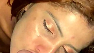 Naughty Redhead Sucks Husband's Cock At The Club Party