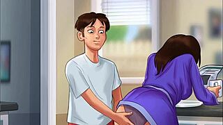 I ended up finishing inside my stepmother after intense action.