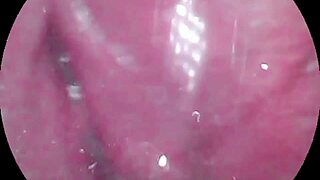 I feel the camera inside my creamy juicy pussy as I cum hard with dildo