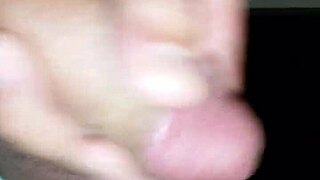 Stress release with solo cum session, wow! 💦