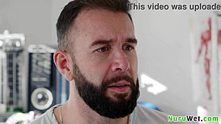 Wow, Petite Blonde Teen's Nuru Massage Gets Wild!