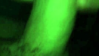 he strokes his massive cock in a solo session