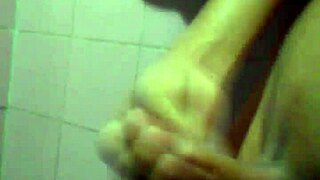 Young guy jerking off solo today