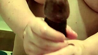 big titty white girl delivers expert handjob and cumshot