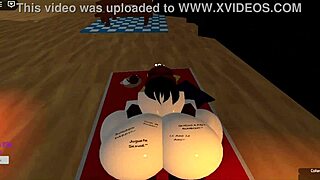 Fat ass whore intriguingly gets bred in Roblox world