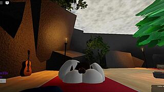 Fat ass whore intriguingly gets bred in Roblox world