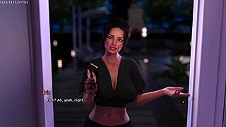 stepson caught between his hot stepmom and stepsister in sexy lingerie