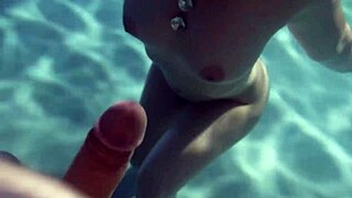i love sucking sunny lane's blonde babe dick underwater at the pool