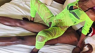 Watch This Big Tits Lover Ride That Big Black Cock Hardcore!