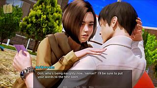 Exploring the halls of academy 232 with excitement. 🎓