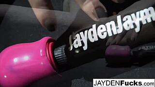 jayden jaymes teases her tight wet pussy 😏