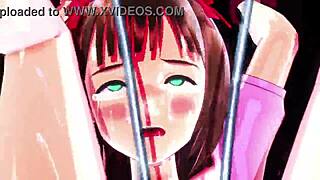 haruka faces squirting challenge in anime adventure