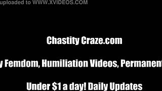 Femdom Mistress Claims Ownership of Submissive's Cock and Balls